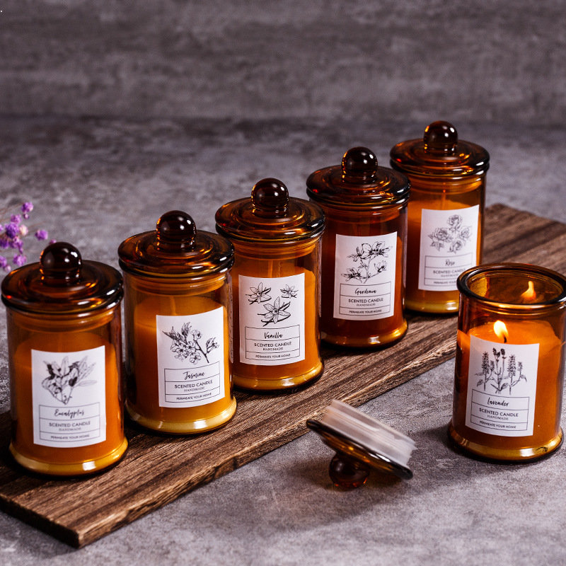 Candle Supplies Glass Jars - Guci Kaca Antik Lilin Wangi Minyak