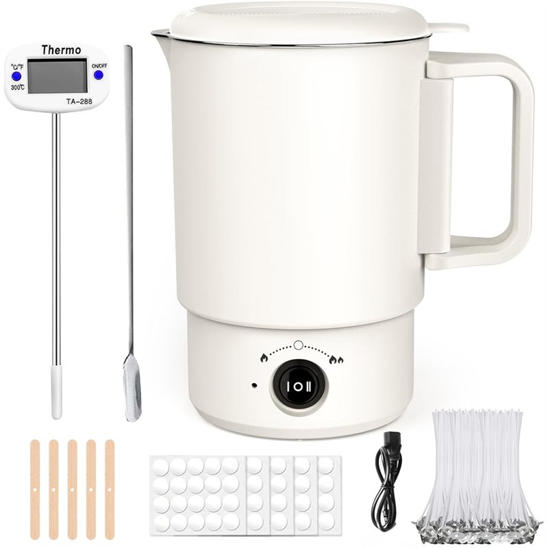 Candle Supplies Uk - Kit Panci Pelebur Lilin Elektrik 800ML