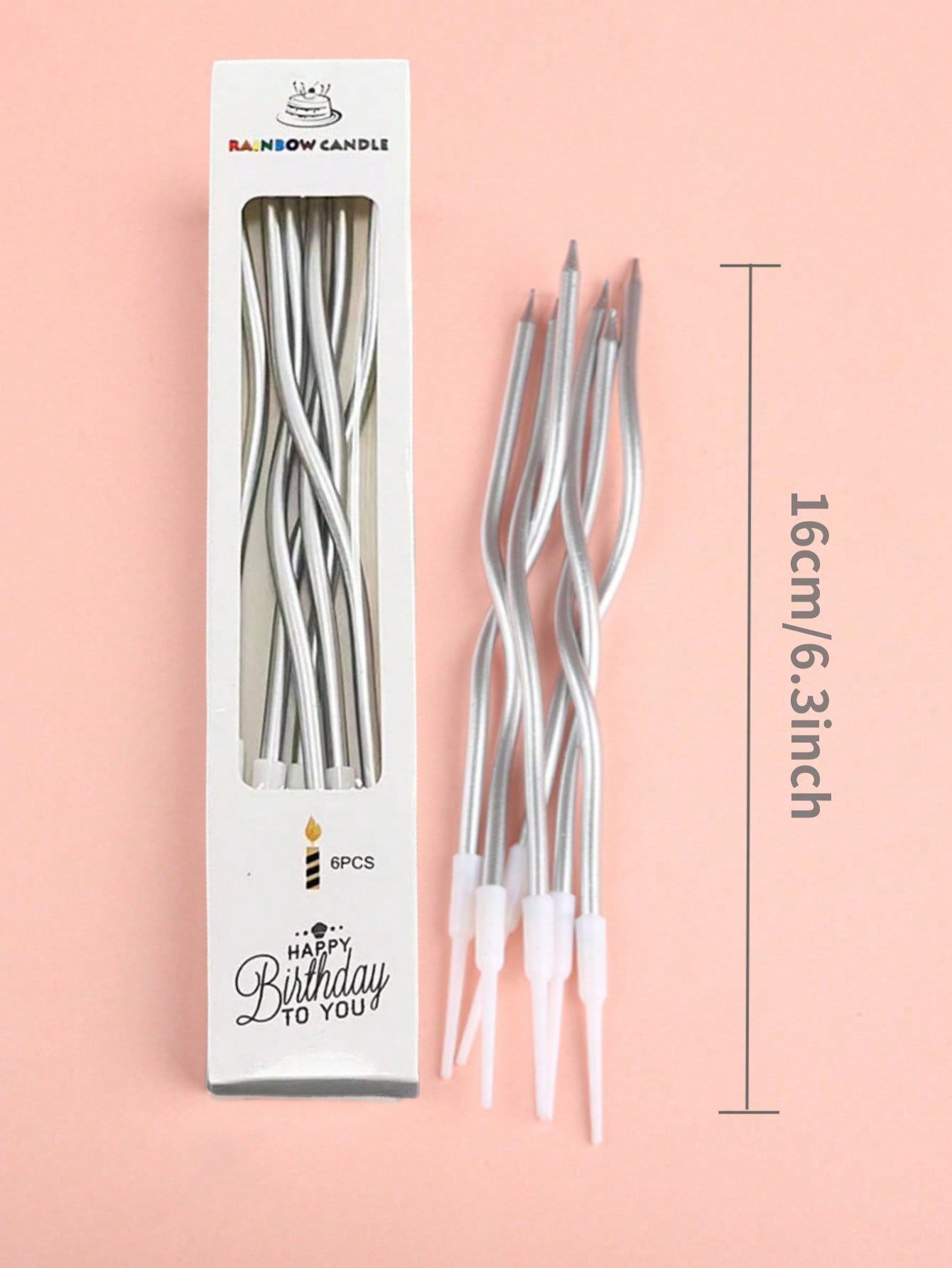 6pcs/Box Lilin Ulang Tahun Mel - Candle Supplies Usa ulasan dan harga