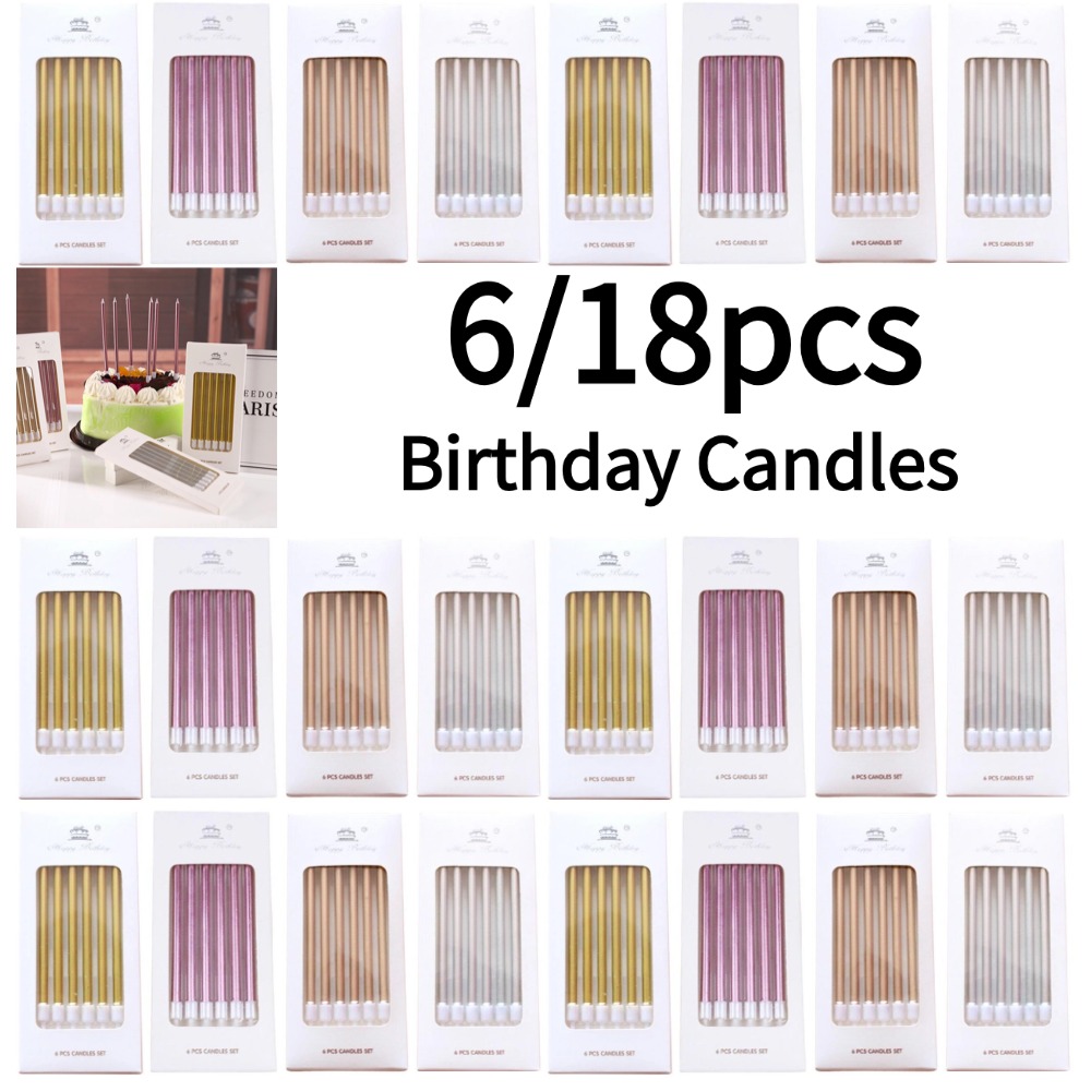 6/18pcs Lilin Ulang Tahun Loga - Candle Supplies Usa ulasan dan harga