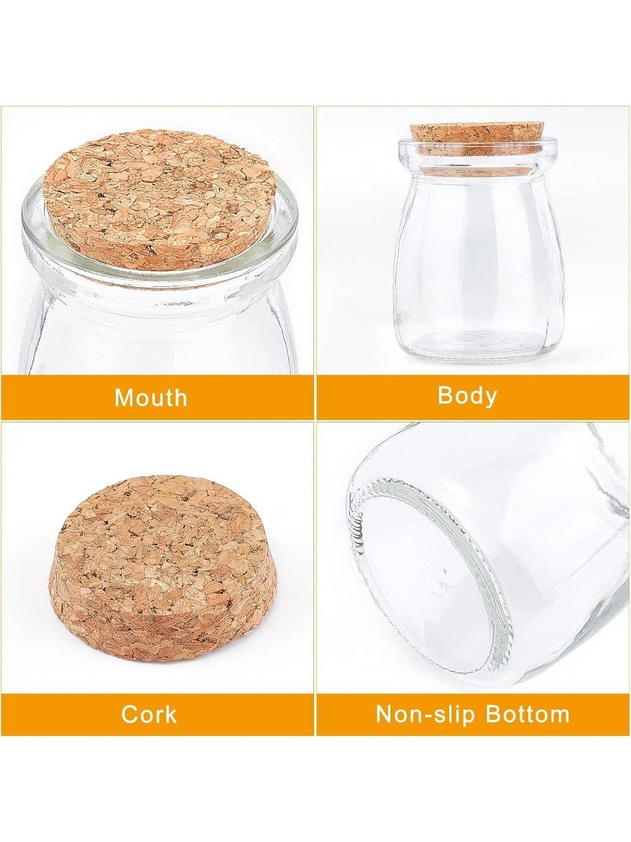 10 Pak stoples bantuan pesta p - Candle Supplies Glass Jars ulasan dan harga