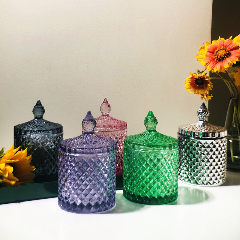 Toples Penyimpanan Kaca Krista - Candle Supplies Glass Jars ulasan dan harga