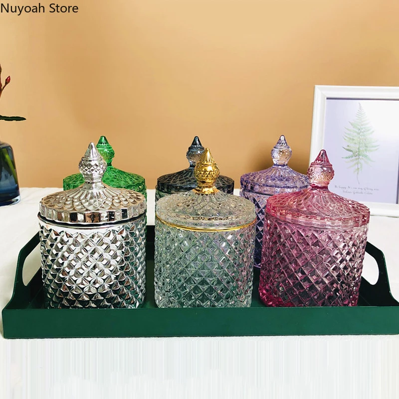 Toples Penyimpanan Kaca Krista - Candle Supplies Glass Jars ulasan dan harga